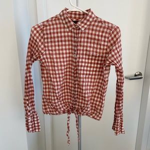 J Crew button down shirt with tie